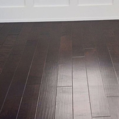 Clean up your hardwood floor to restore their dark beauty