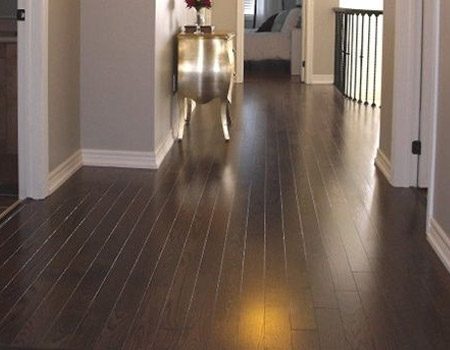 Amazing dark hardwood floors